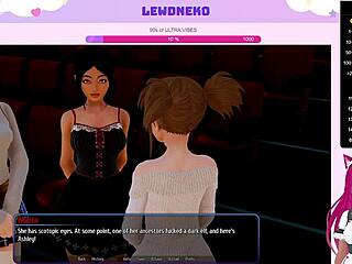 vtuber lewdneko moans through harem hotel game in part 20