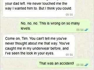 I sent stepmom a dick pic by mistake on WhatsApp!