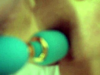 Curvy mature woman masturbates with toys and screams