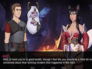 Dirty Fantasy Parody With Footjob Action