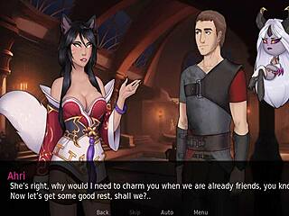 Dirty Fantasy Parody With Footjob Action