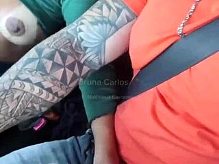 Brazilian Amateur Fucks Blonde in Car, Leaves Her with Creamy Surprise.