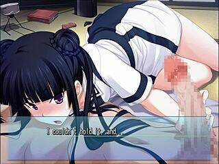 Kokoro's Wild Schoolgirl Handjob Adventure In Majikoi S Hentai Action