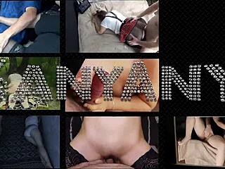 Extreme Risky Handjob in Car with Sanyany Nylon