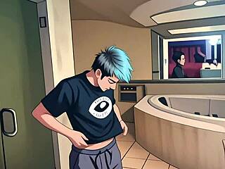 Emo Babe Sucks Big Dick Deep to Cover Rent