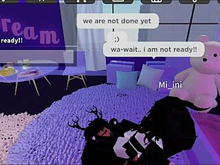 Roblox master trains new slutty slave in sucking and licking