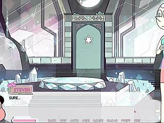 Detailed gem domination scene in part two of the cartoon series