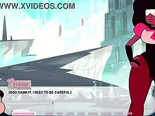 Detailed gem domination scene in part two of the cartoon series