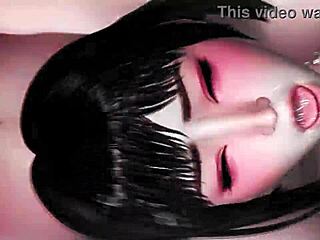 Umemaro 3D friends bent over in doggystyle threesome.