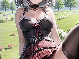 3D Animated Couple Plays Hard with Pussy Masturbation ASMR