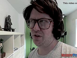 British Amateur Sucks Off Nerd in First-Time Blowjob Scene