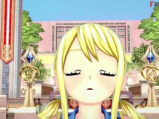 lucy heartfilia deepthroats in fairy tail hentai fantasy