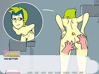 Detailed gem domination scene in part two of the cartoon series