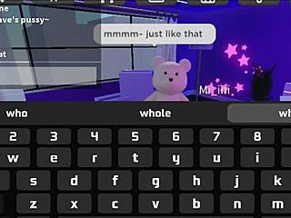 Roblox master trains new slutty slave in sucking and licking