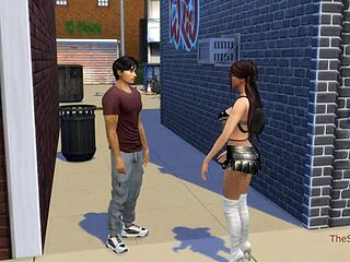 Young Girl Blows Stranger For Cash!