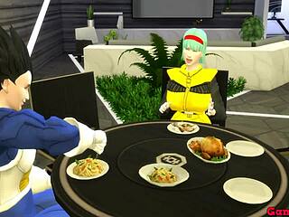 Bulma Cheats and Sucks in Wild Hentai Action