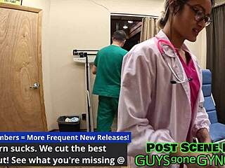 Hey, why’s Doctor Canada examining Doctor Channy Crossfire instead during this wild medical check at GuysGoneGynoCom?