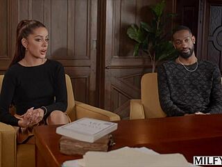 milfy dean melissa disciplines naughty vanna and step-bro in lingerie scene