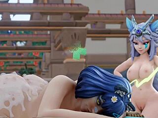 Hentai 3D Collection: Oral Action in Part 2