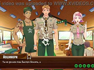 game friends camp ep 2 explores taiga with russian voice