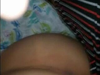 First time with mature man during a sensual Latina massage session