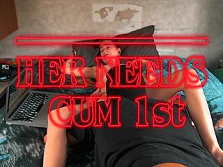 Full movie of her needs and intimate moments