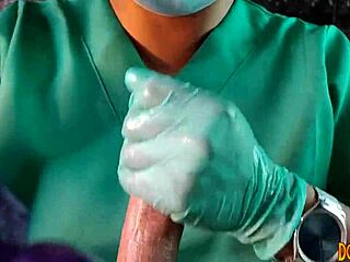 medical edging compilation featuring latex gloves and rubber in hospital setting by dominafire
