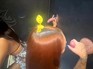 Malu Paz joins me at the gloryhole in Freedom Swing Club for intense cock sucking and doggystyle action.