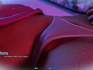 Big ass stepsister seduces me with her curvy body while we watch a movie in 3D hentai animation.