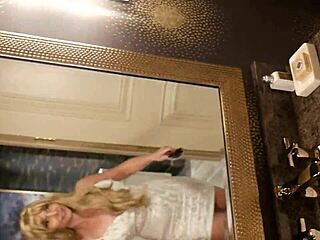 Hot Model Drops Dress In Hotel Photoshoot