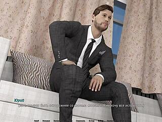 redhead college babe rides big cock in 3d cartoon knockout master 16