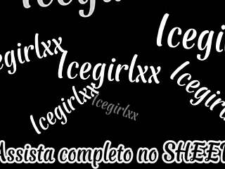 Icegirlxx's pink pussy wets for giant cock