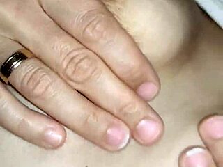 MY HUSBAND SPREADS MY PUSSY WHEN HE FUCKS ME IN THE ASS