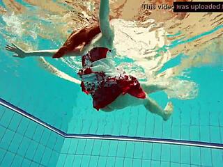 hairy polish teen underwater, so damn sexy