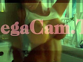 hot russian babe uses dildo for fitness workout