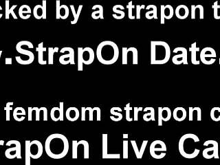 Suck my big black strapon cock for intense anal pleasure