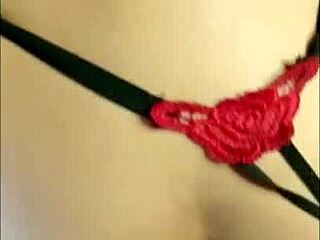 busty brunette feels excited in role-play with partner