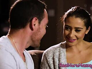 brunette masseuse getting fucked?