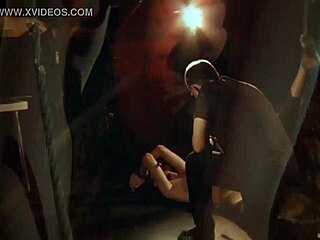 Punished teen slave's deepthroat and licking in hardcore bdsm