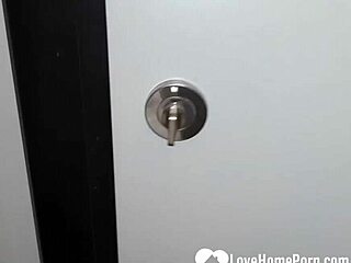 Babe From Hallway Takes Monster Cock Pounding