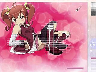 i play kurusu kanako strip arkanoid gameplay with ripped clothes