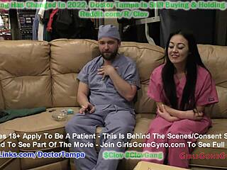 Hooters girl Blaire Celeste faces a gyno exam humiliation