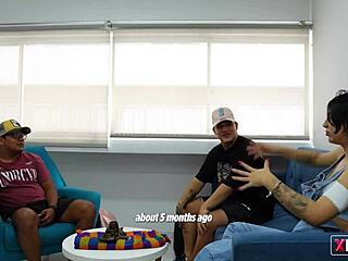 seduciendo al amigo gay de mi hermanastro con tetas grandes