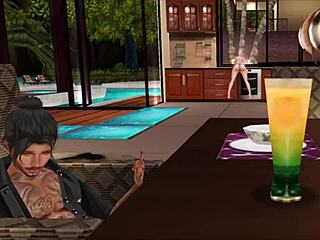 blonde dreyse takes her step bro for a ride, sucking his cock and riding his pussy hard.