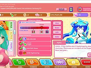 Cute Anime Girl Vtuber Plays Crush Crush Uncensored!