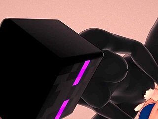 女友全套Enderman装床上玩3D我的世界Hentai