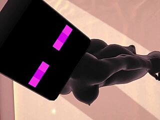 女友全套Enderman装床上玩3D我的世界Hentai