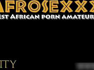 Thick Ebony Amateur Gags on BBC in Nasty Exploited Ghetto Sex Video