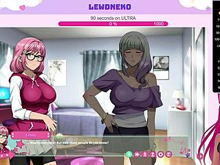 Vtuber Lewdneko Plays Futanari Creampie Game