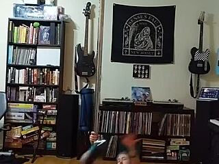 black skirt and heels strip tease with ripped clothes